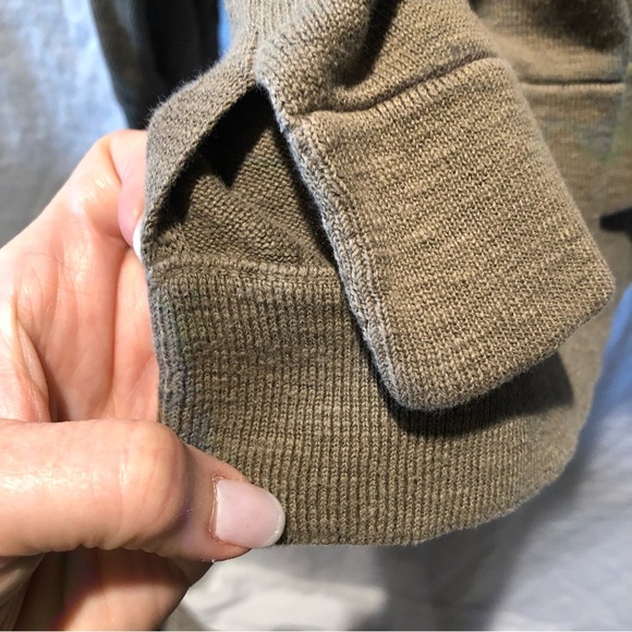 Mens LOGG by H&M pullover sweatshirt hoodie army green L - Picture 3 of 8